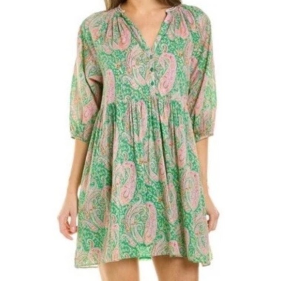 BA&SH Odeon Paisley Print Robe Tunic Dress Size XS
Bash, Ulla Johnson - Picture 1 of 12